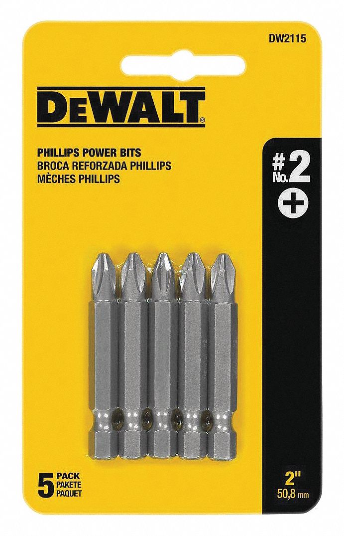 Power Bit SAE 1/4 Hex Power Drive PK5