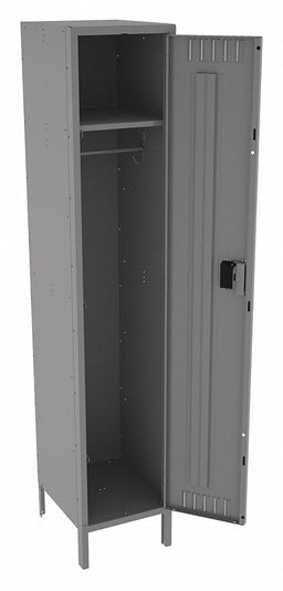 F0412 Lckr 1x1Lckr Gray 78 x15 x18 UnAssm