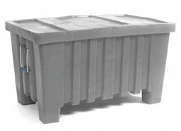 Ribbed Wall Container Gray