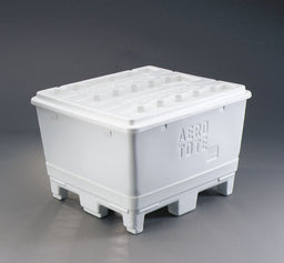 Lid Tote Tub White Polyethylene 41.2 in