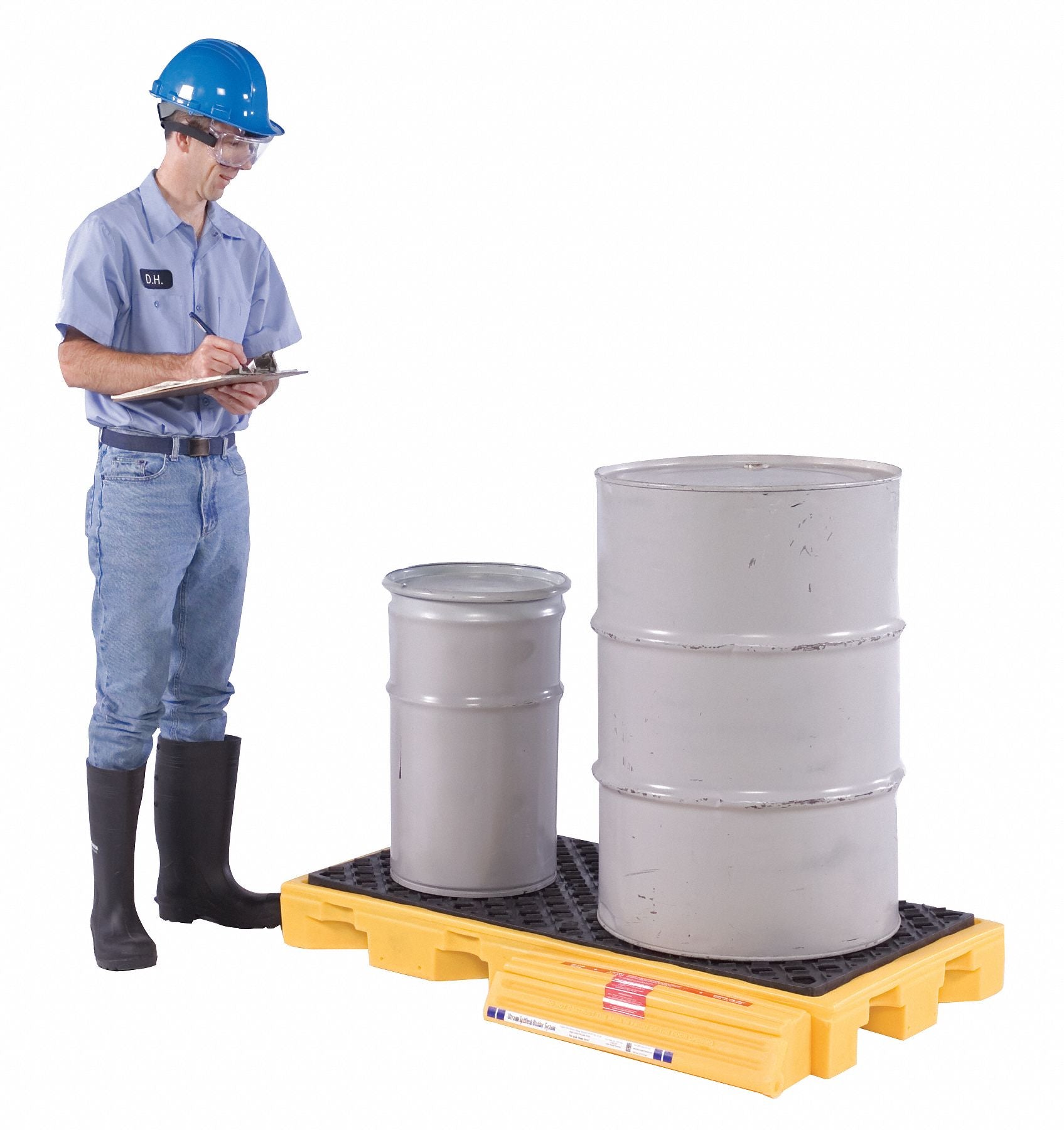 Drum Spill Cntnmnt Pallet 2 Drum 3k lb.