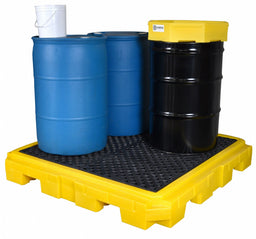 Drum Spill Cntnmnt Pallet 4 Drum 9k lb.