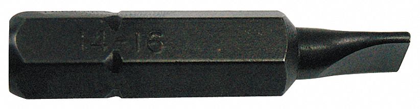 Impact Screwdriver Bit Slotted 3/8 Dr.
