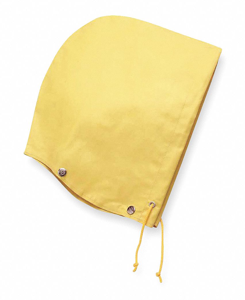 Rain Hood Yellow Snaps Rubber