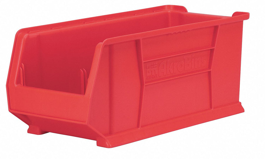 D5556 Super Size Bin Red Plastic 7 in