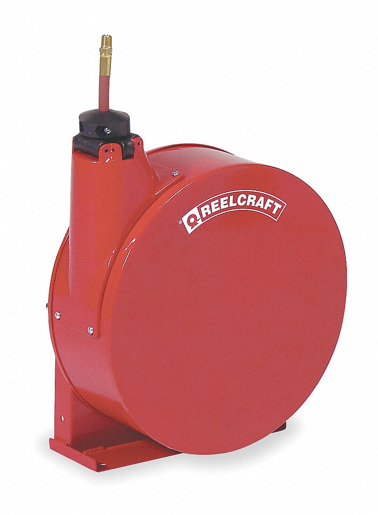 Spring Return Hose Reel 1/4 MNPT 50 ft