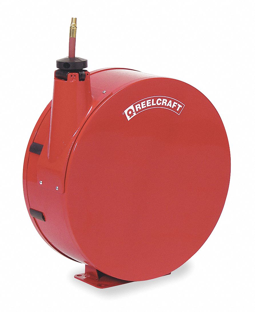 Spring Return Hose Reel 1/4 MNPT 70 ft