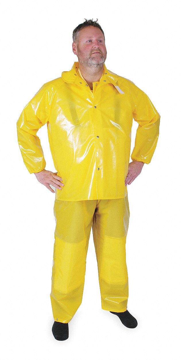 D2293 Rain Jacket Unrated Yellow 3XL