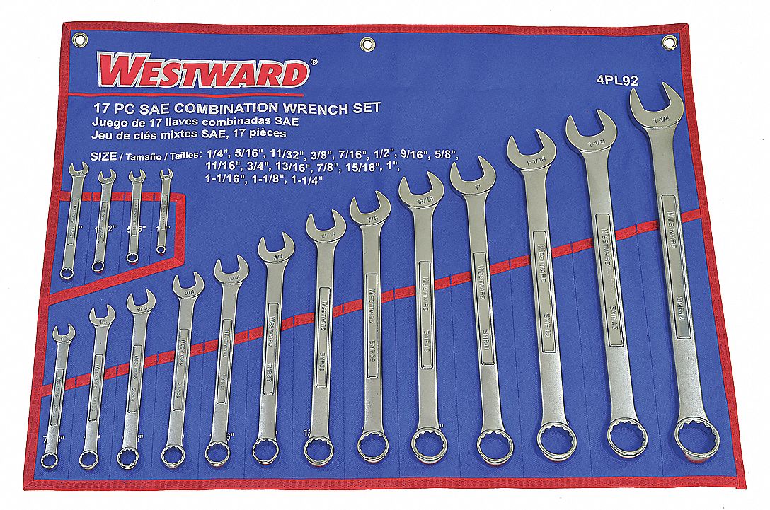 Combo Wrench St CV Steel Satin Offset