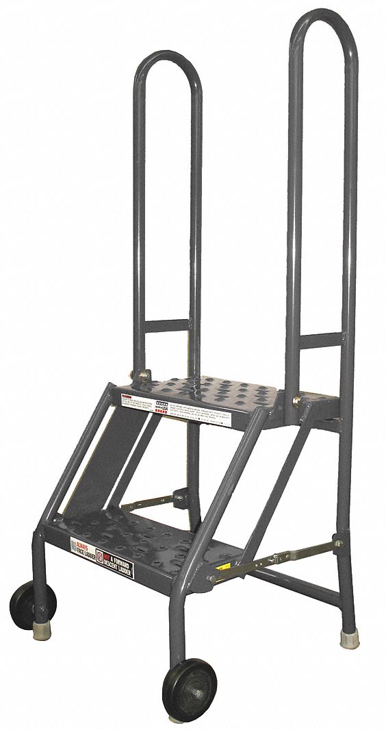 Tilt and Roll Ladder Platfm 20 In H