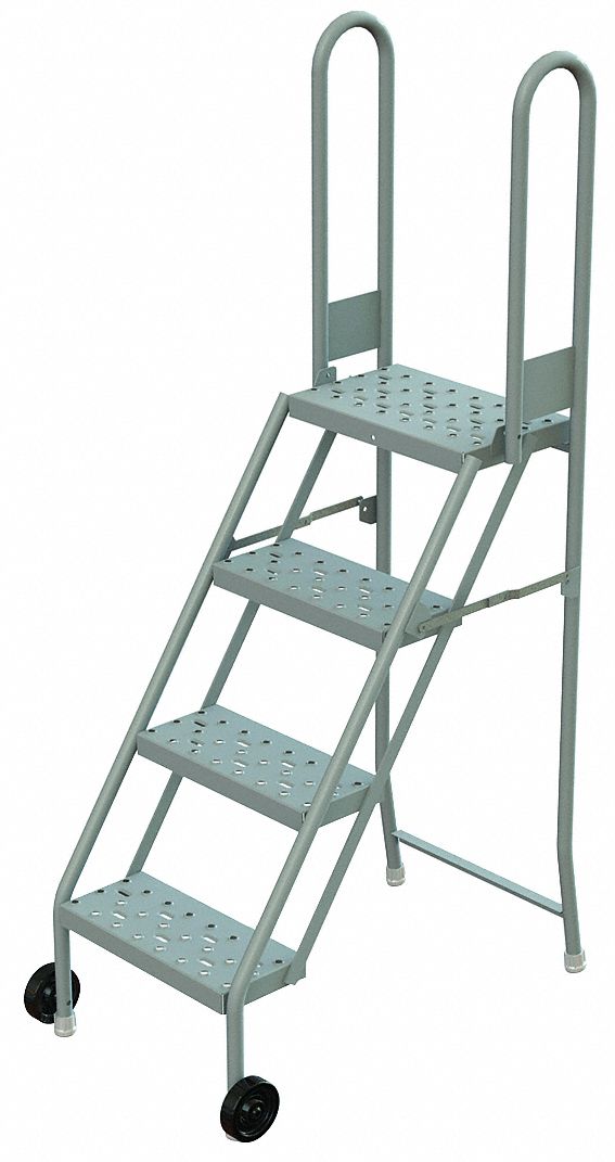 Tilt and Roll Ladder Platfm 40 In H