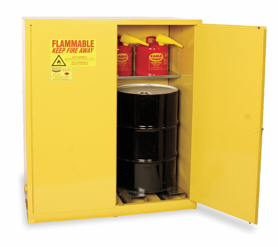 Flammable Cabinet Vertical 110 gal YLW