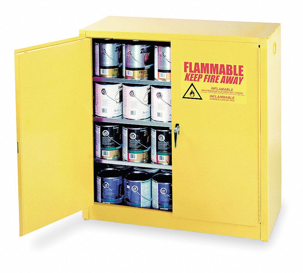 Paints and Inks Cabinet 40 gal Yellow