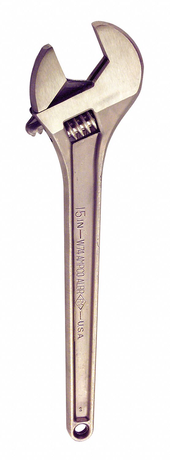 Adj. Wrench Aluminum Bronze Natural 15
