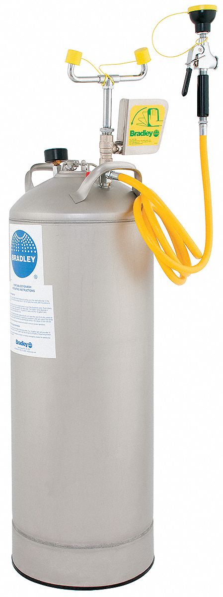 Portable Eye Wash w/ Drench Hose 15 gal.