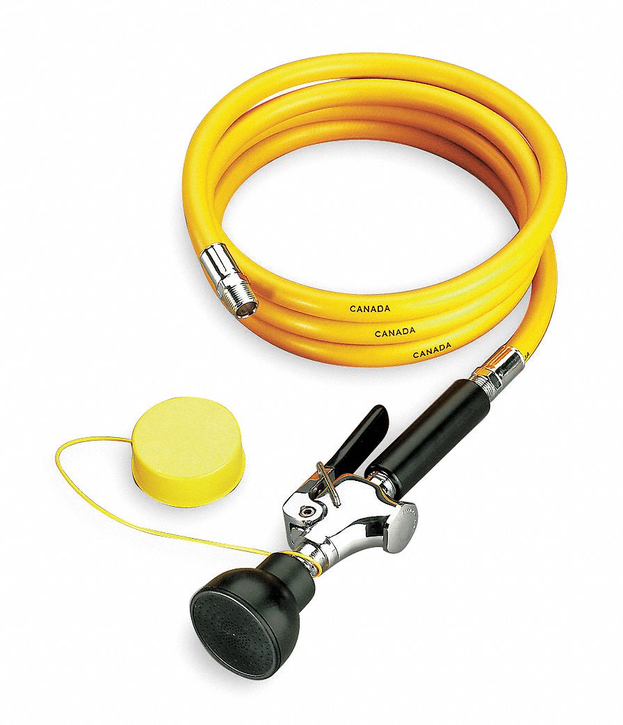 Single Head Drench Hose Wall Mount 8 ft.