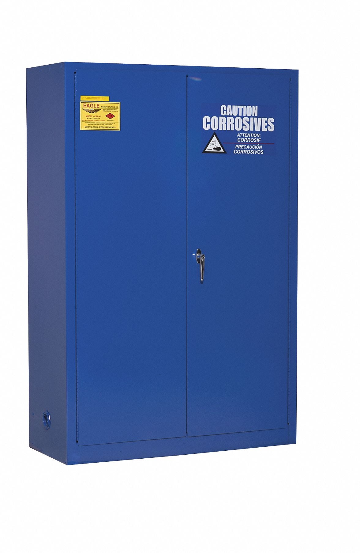 Corrosive Safety Cabinet Blue 43 in W