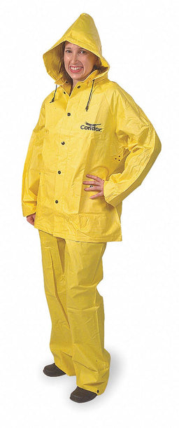 D2286 Rain Suit Jacket/Bib Unrated Yellow 2XL