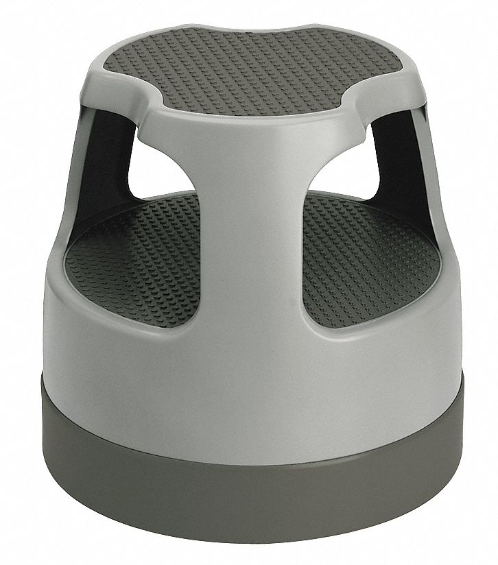 Office Step Stool 15 In H 300lb Plastic