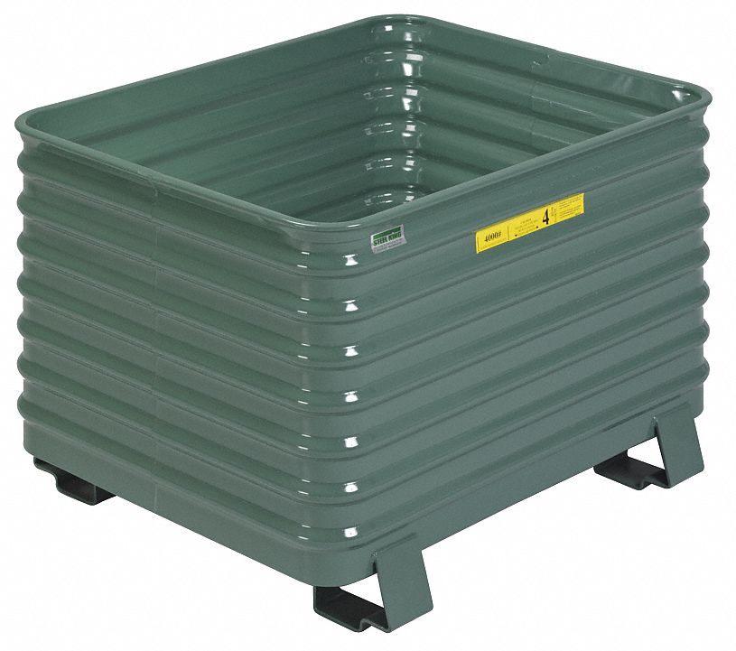 Bulk Container Vista Green Solid 48 in