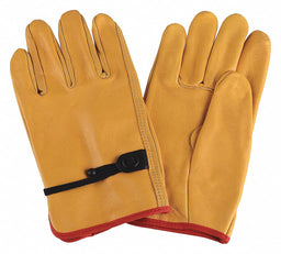 D1648 Leather Gloves Yellow M PR