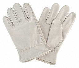 D1647 Drivers Gloves Cowhide S Off White PR