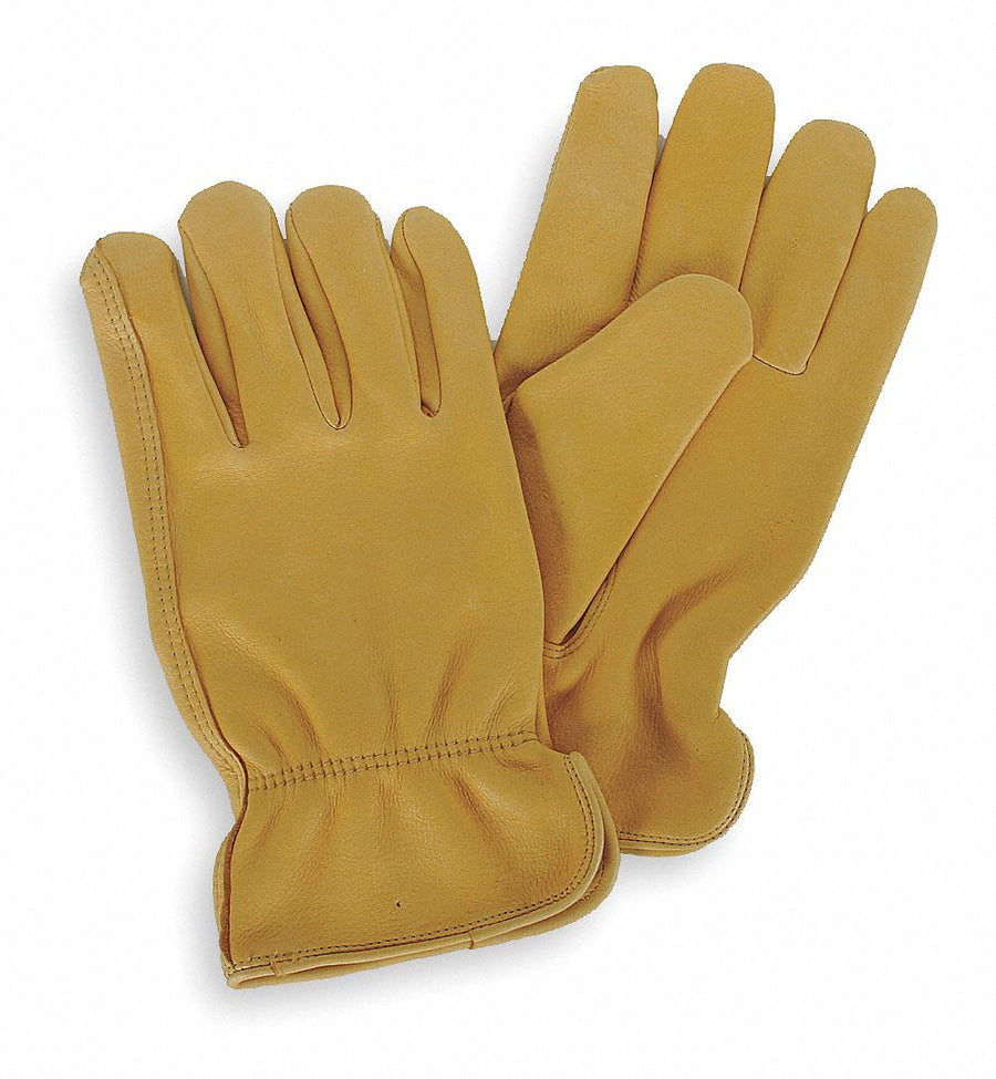 D1651 Leather Gloves Yellow S PR
