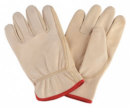 D1646 Leather Gloves Beige L PR