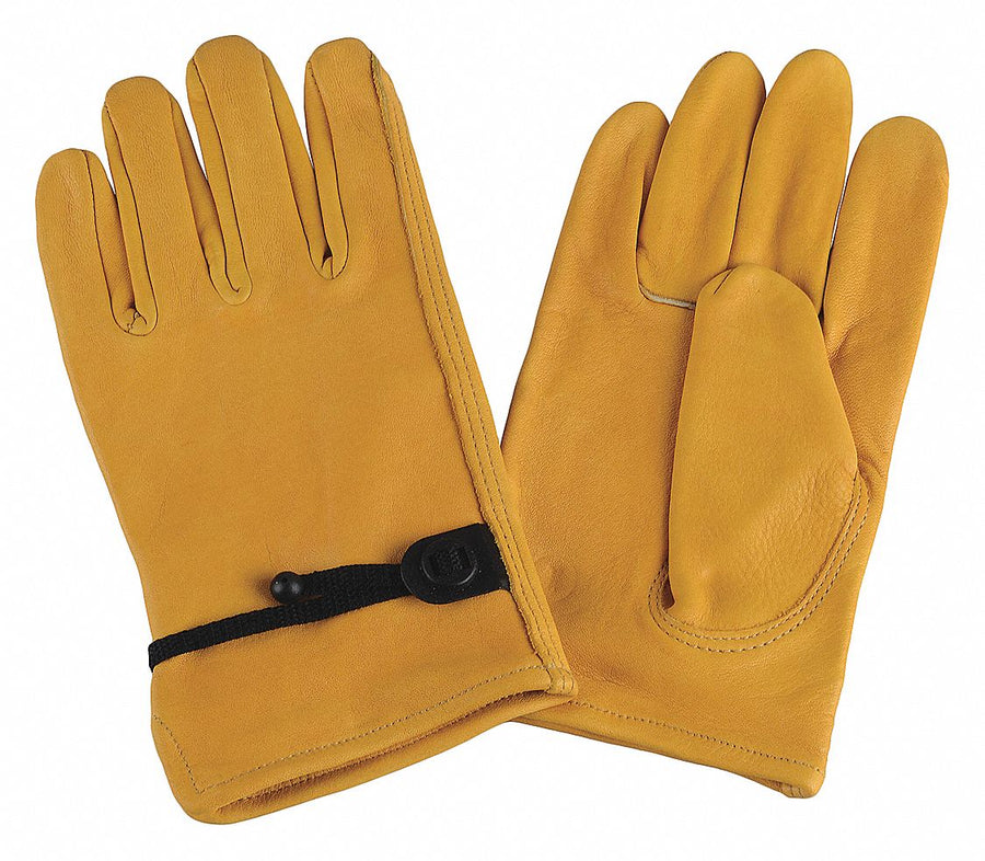 D1649 Leather Gloves Yellow L PR