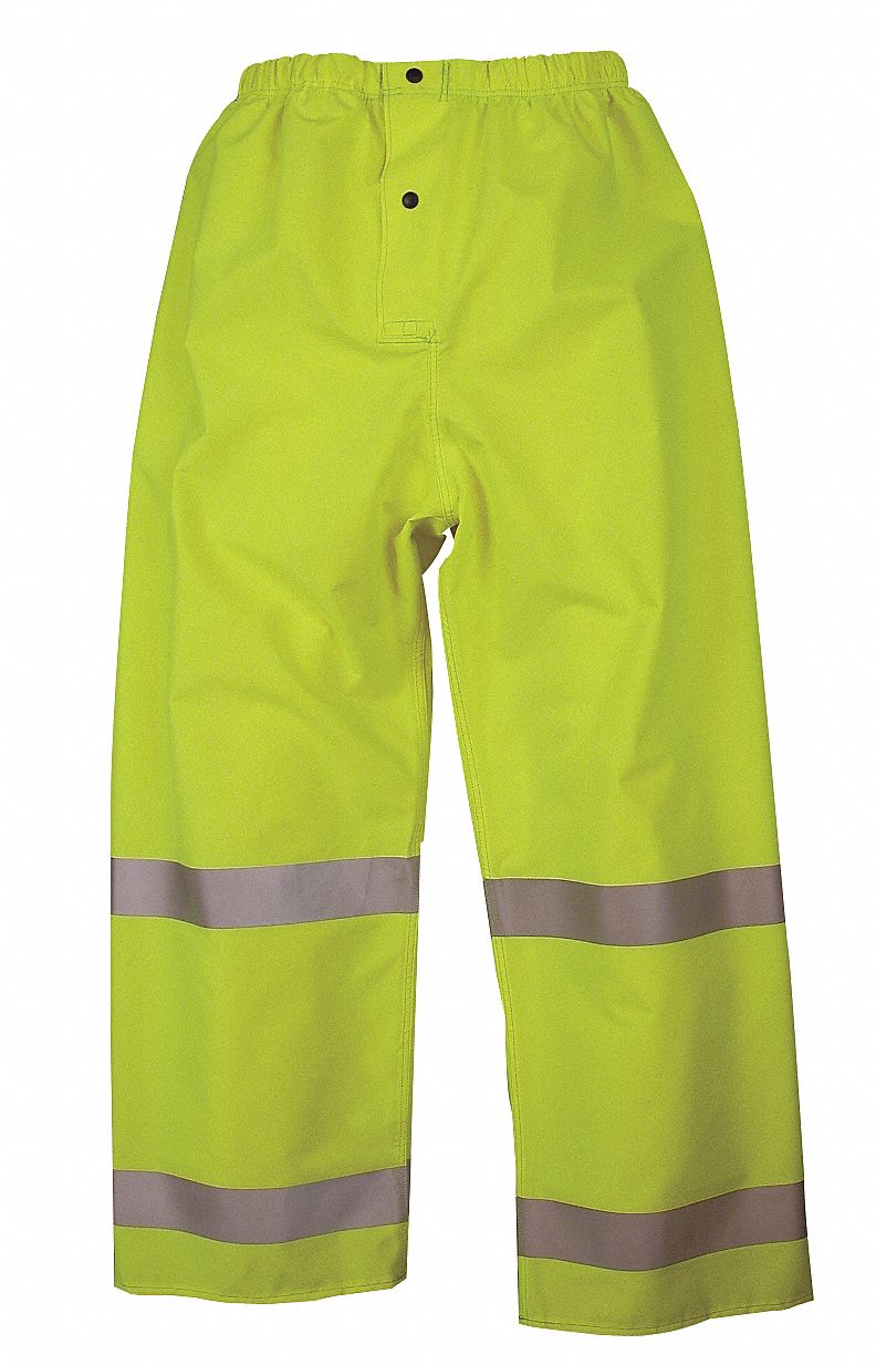 Rain Pants Class E Yellow/Green L