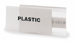 Label Holder Clear Matte Slide-In PK25