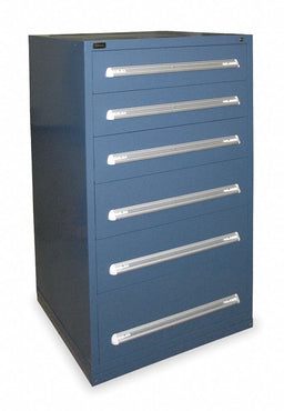 ModDrwrCab 59 x30 x28 Dark Blue 6Drwr