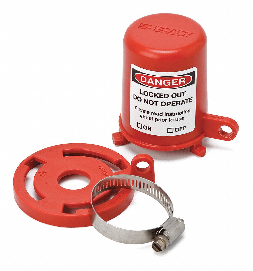 Plug Valve Lockout Fits 3/8 to 7/8 In