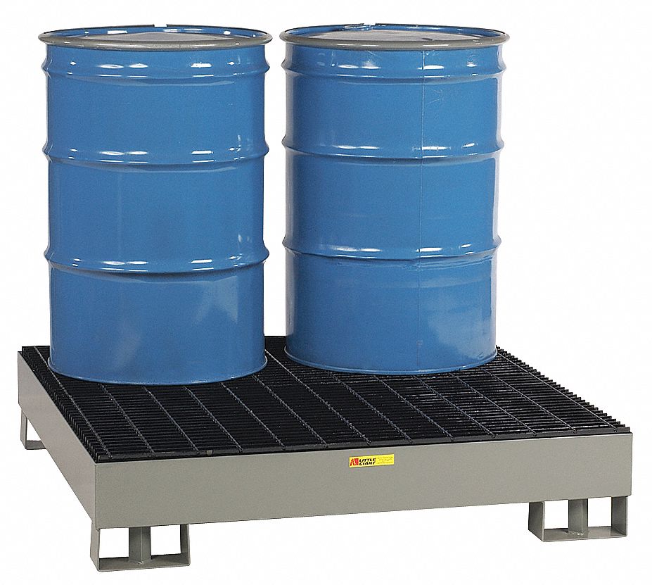 Drum Spill Cntnmnt Gray 4 Drum 66 Gal.