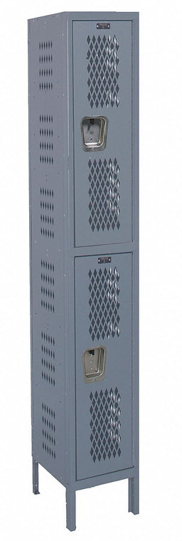 Lckr 2x1Lckr Drk Gry 78 x18 x21 Assm