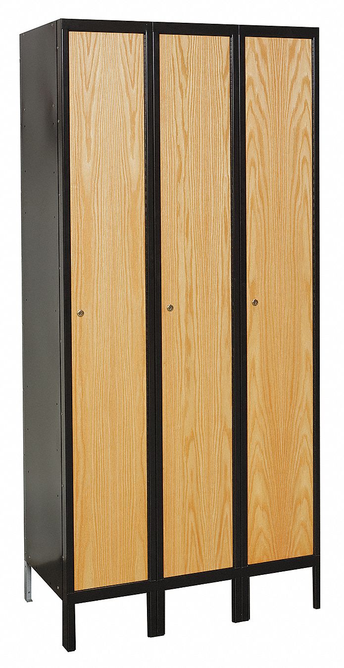 Lckr 1x3Lckr Natrl/Bk 78 x45 x18 UnAssm