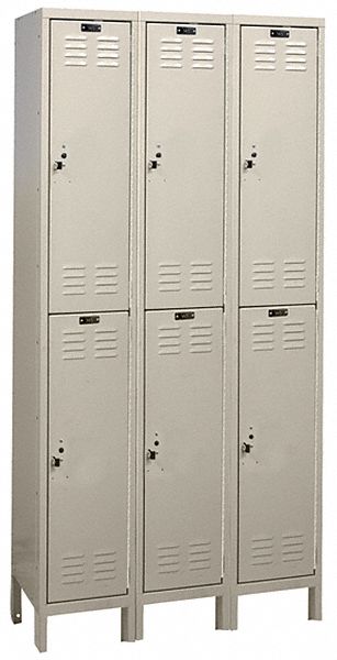 Wrdrb Lckr 2x3Lckr Tan 78 x36 x18 Assm