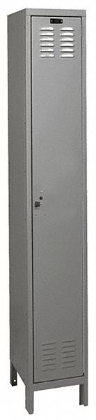 Wrdrb Lckr 1x1Lckr Gray 78 x12 x15 Assm