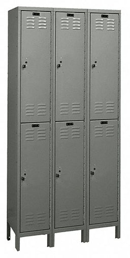 Lckr 2x3Lckr Drk Gry 78 x36 x15 Assm