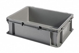 Straight Wall Ctr Gray Solid PP