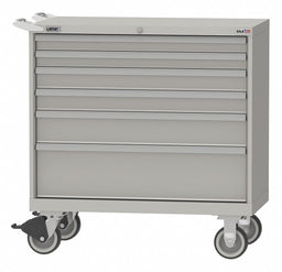 Mod Drwr Cab 41-1/2 H 7 Drwr Light Gray