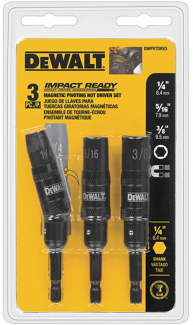 Nutsetter Set 1/4 Hex 2-9/16 L Steel