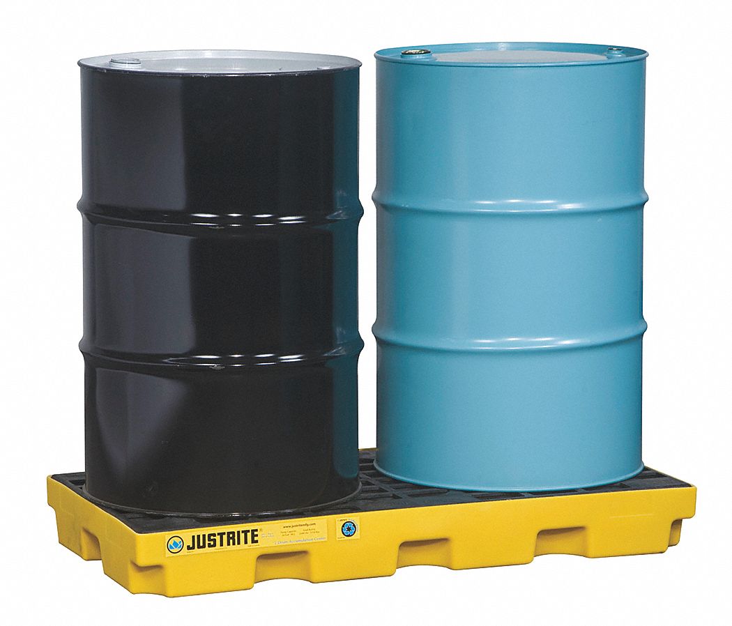 Drum Spill Cntnmnt Pallet 2 Drum 2.5k lb
