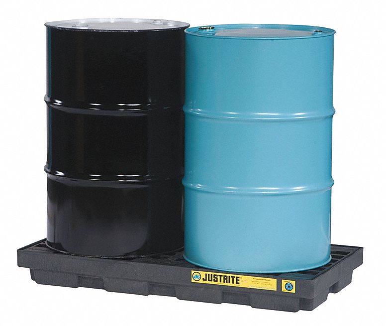 Drum Spill Cntnmnt Pallet 2 Drum 2.5k lb