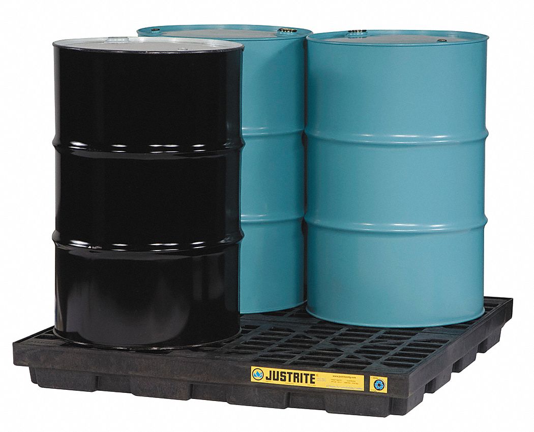 Drum Spill Cntnmnt Pallet 4 Drum 5k lb.