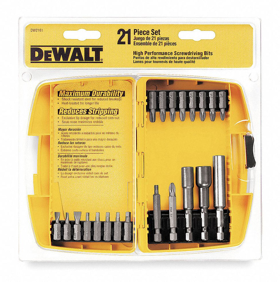 DriverBitSet 21pcs Steel Shank 1/4