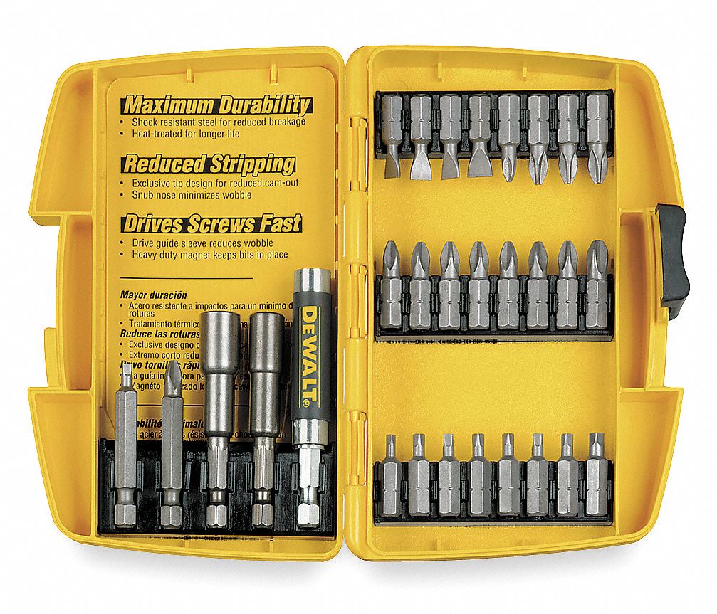 DriverBitSet 29pcs Steel Shank 1/4
