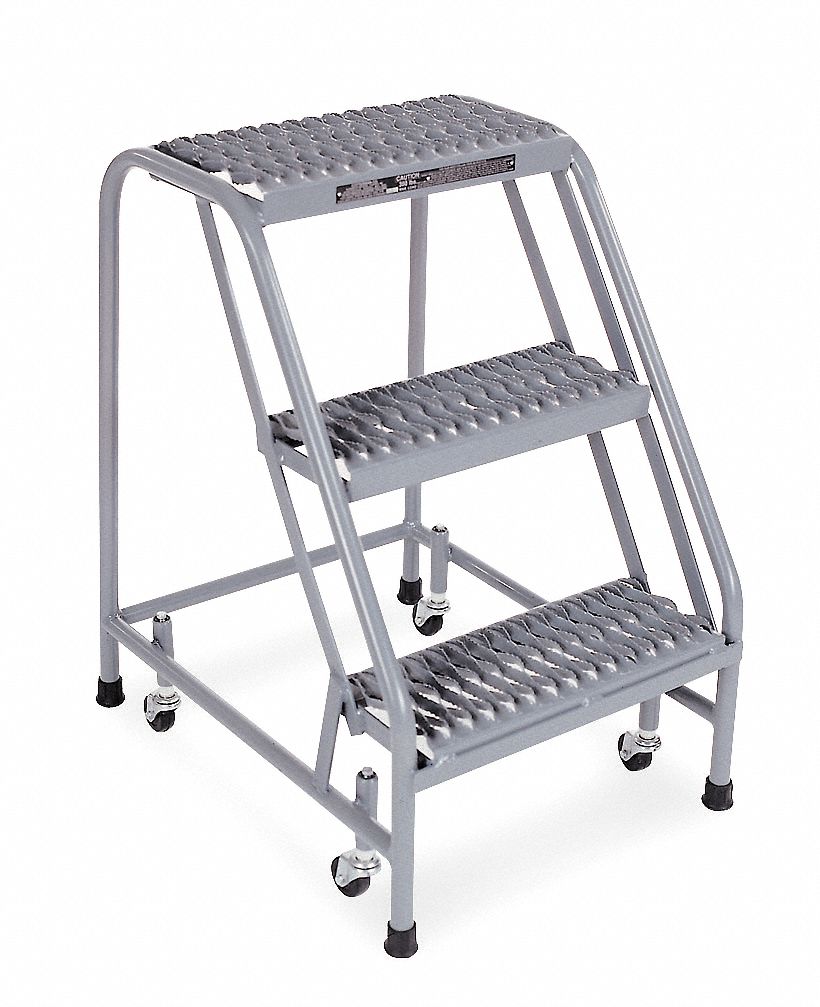 Rolling Ladder Welded Platform 30In H