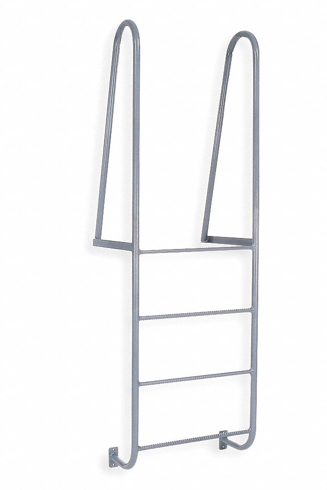 Walk-Thru Dock Ladder 4 Steps 84 In
