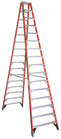 Twin Stepladder Fiberglass IA 16ft T7400